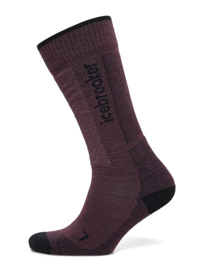 Icebreaker Women Merino Blend Ski+ Light Otc - Burgundy - S