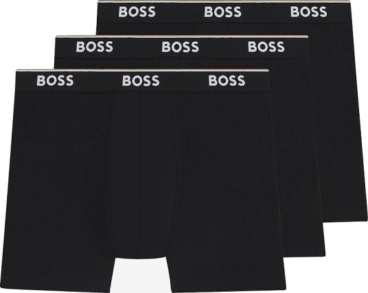BOSS Boksershorts BoxerBrLong Power 3 pakning Flerfarget