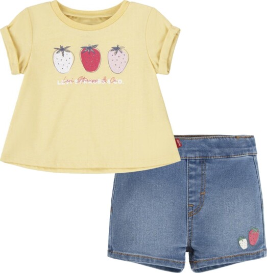 Levis Shorts Sett Golden Haze (86 / 1,5 år)