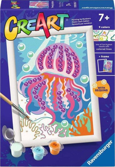 Ravensburger CreArt Mal etter nummer 7+ år Trendy Ku