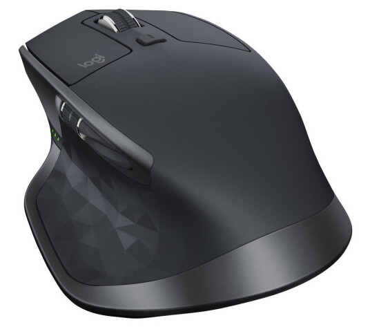Logitech MX Master 2S Ergonomisk Trådløs Mus Grafitt Bluetooth med 7 Knapper