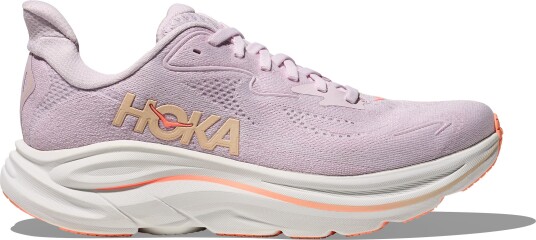 Hoka Women"s Clifton 10 Wide Lilac Cream/Tangerine Glow 36