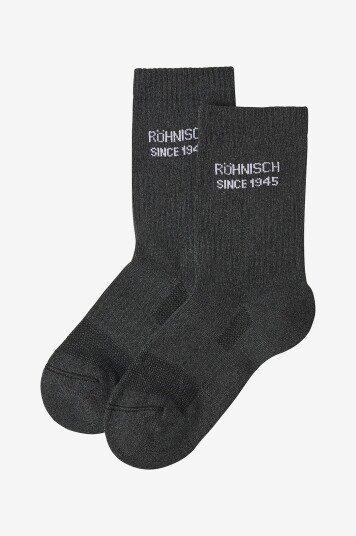 Röhnisch   Treningssokker Logo Socks 2 pk   Grå