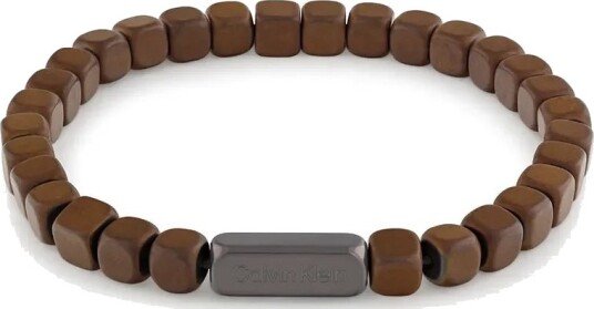 Calvin Klein Beaded Bracelets 3 farger Brun