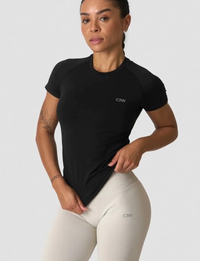 ICANIWILL Define Seamless T Shirt W Black XL