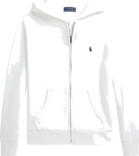 Polo Ralph Lauren White/C7927 Boy Collegegenser S/8 år Polo Ralph Lauren White/C7927 Boy Collegegenser S/8 år