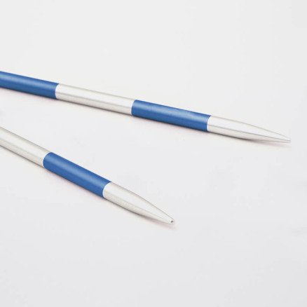 KnitPro SmartStix Korte Utskiftbare Rundpinner Aluminium 9cm 4,00mm