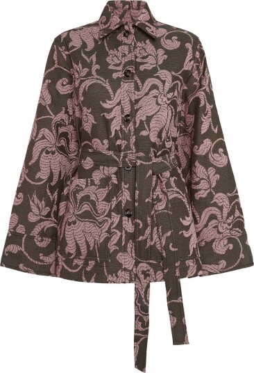 RODEBJER Rodebjer Pico French Lily   OLIVE/PINK   S