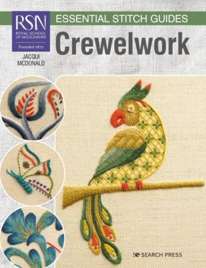 Rsn Essential Stitch Guides: Crewelwork Av Jacqui Mcdonald