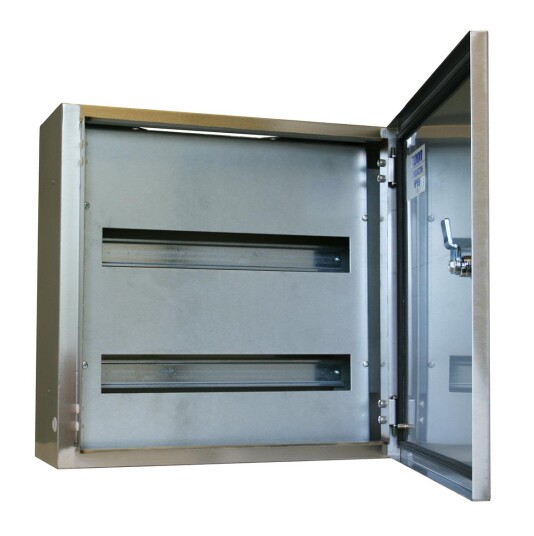 Eldon NRGA236 Normkapsling Rustfri IP55 2x18 Moduler Elfordeling & Strømforsyning Eldon NRGA236 Normkapsling Rustfri IP55 2x18 Moduler Elfordeling & Strømforsyning