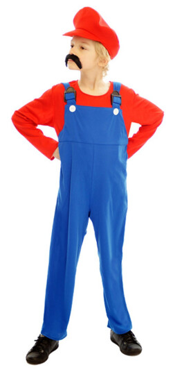 Henbrandt Super Mario Budget Barn Karnevalkostyme  Medium