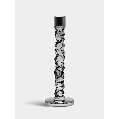 Orrefors Carat Lysestake 29,7 cm Antrasitt Krystall