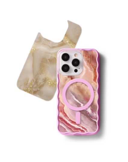 Ideal Of Sweden Print Pack iPhone Air Blush Pink Marble