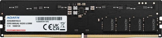 ADATA Premier 32GB 2x16GB DDR5 5600MHz CL46 Svart ADATA Premier 32GB 2x16GB DDR5 5600MHz CL46 Svart