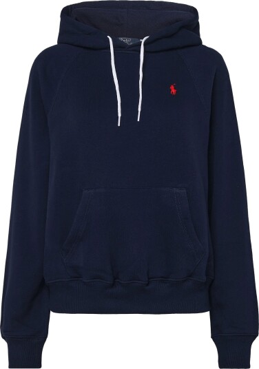 Polo Ralph Lauren Shrunken Fit Lightweight Fleece Hoodie CRUISE NAVY XL