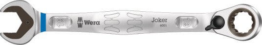 Wera Joker Switch 19mm U-Ringsperrenøkkel Håndverktøy 246mm Stål
