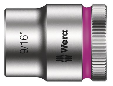 Wera 05003575001, Uttag, 3/8", Brittiska Standardmått, 1 Huvuden, 9/16", Kromvanadinstål Wera 05003575001, Uttag, 3/8", Brittiska Standardmått, 1 Huvuden, 9/16", Kromvanadinstål