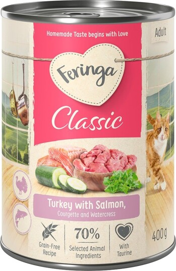 Feringa Classic Meat-Meny Laks & Kalkun 6 X 400 G