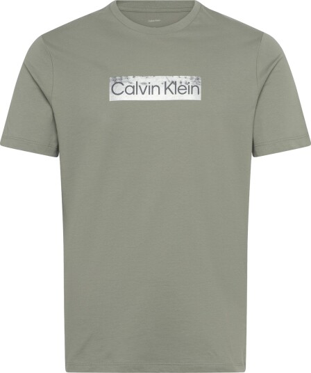 Calvin Klein Ss 30S Eu Spw Mtl Stndrd Graphic Khaki green XL