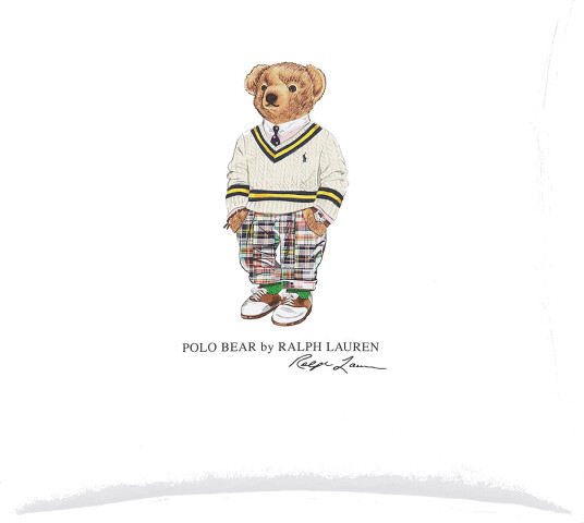 Ralph Lauren Home Prepbear Cushion Cover - White - 50X50CM