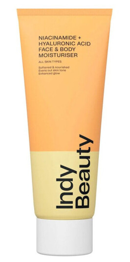 Indy Beauty Niacinamide & Hyaluronic Acid Face & Body Moisturiser 200 ml