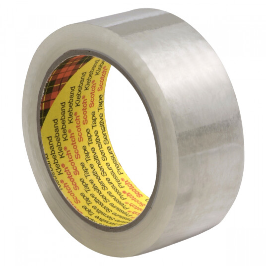 3M Scotch Emballasjetape 66m x 38mm Gjennomsiktig