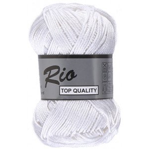 Lammy Rio Garn Unicolor 05 Hvit