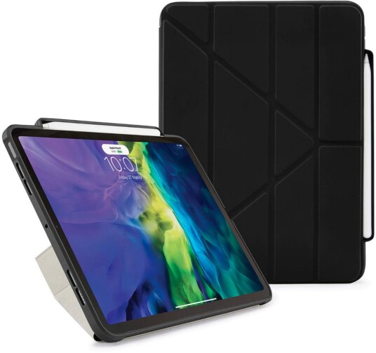 Pipetto Origami No3 iPad Air 10.9" Blyantveske Folio Svart