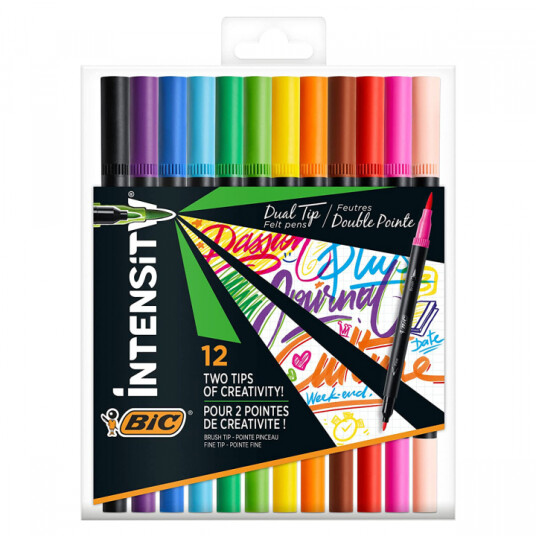 BIC Intensity Dual Tip Box 12-sett BIC Intensity Dual Tip Box 12-sett