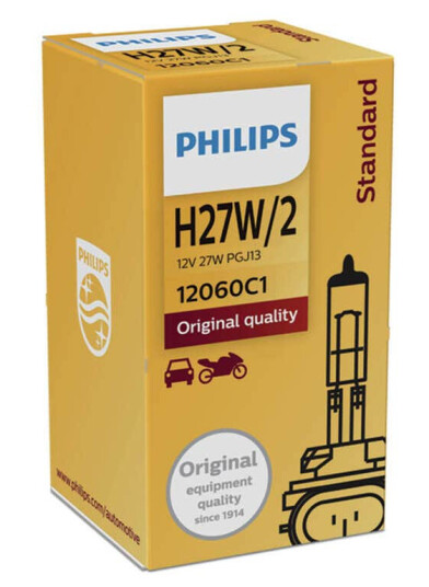 Philips pære H27W/2 Miniature halogen Philips pære H27W/2 Miniature halogen