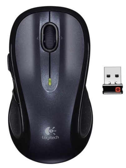 Logitech Wireless Mouse M510 - Mus - Laser - 5 - Svart