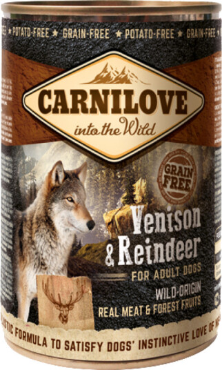 Carnilove Våtfôr til hund med hjort og reinsdyr - 6 x 400g