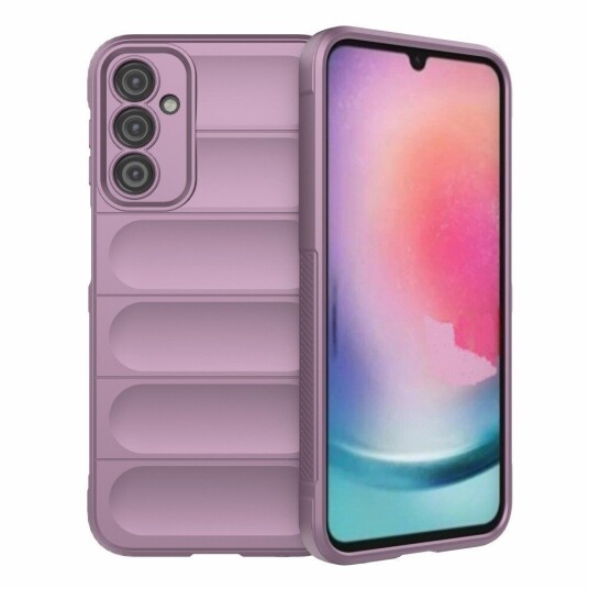 INCOVER Samsung Galaxy A24 Fleksibelt Plastdeksel - Lilla