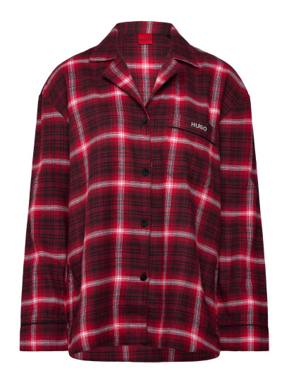 HUGO Flannel Check_Shirt Red M
