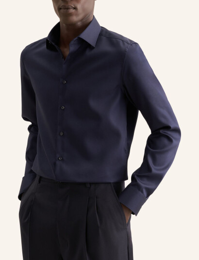 Seidensticker New Kent 98 Combi Cuff   Navy   42