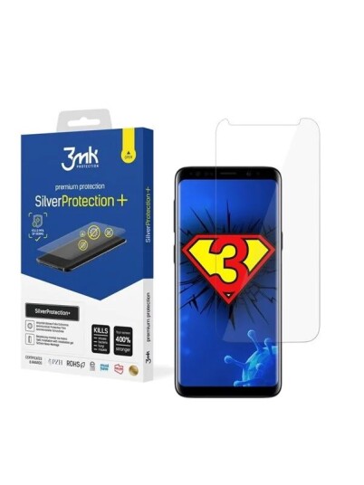 3Mk SilverProtection+ Antimikrobiell Skjermbeskytter for Samsung Galaxy S9
