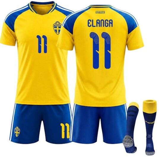 VM 2026 Sverige herrelandslag hjemmedrakt nr. 11 Elanga XL