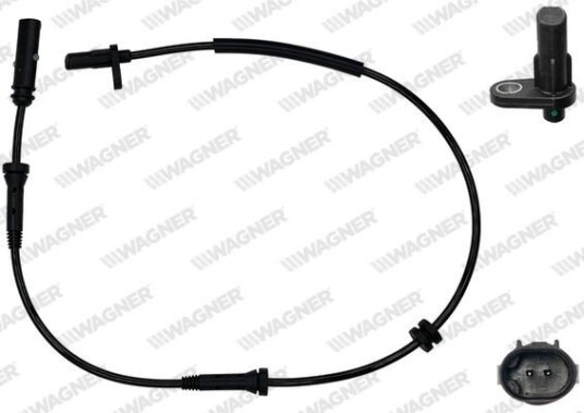 Sensor, ABS WAGNER ABS00514