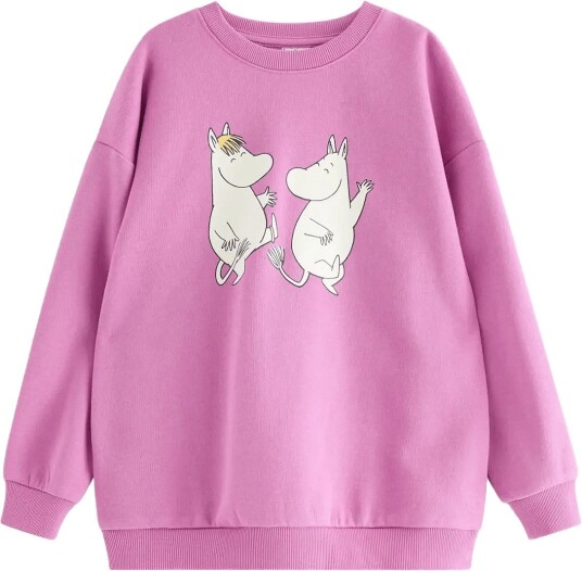 Lindex Moomin Sweatshirt With Brushed Inside DUSTY PINK 104