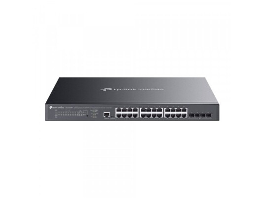 Tp-Link Omada Sg3428xmpp, Håndtert, L2+, Gigabit Ethernet (10/100/1000), Strøm Over Ethernet (Poe), Rack-Montering, 1U