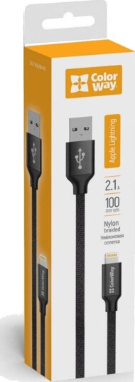 Colorway Cw-Cbul004-Bk 1 M Lightning Usb A Hunkjønn Hankjønn Sort