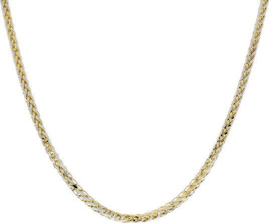 Pan Jewelry Kjede i 585 to farget gull 45 cm