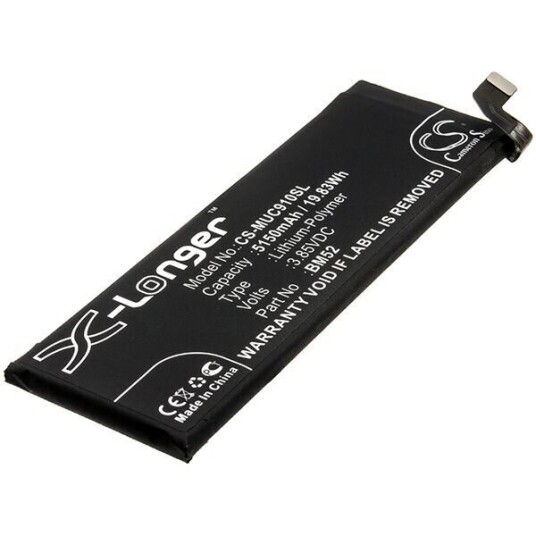 Xiaomi M1910F4S batteri (5150 mAh 3.85 V, Sort)