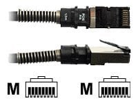 Patchsee Pci6patch Koblingskabel Rj-45 Hann Til Rj-45 Hann 2.1 M Ftp Cat 6A Med Støvel Halogenfri Svart