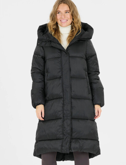 Athlecia Miraz W Long Puffer Jacket - Black - 40 Athlecia Miraz W Long Puffer Jacket - Black - 40
