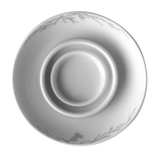 Wik & Walsøe Alv lysestake Ø 14 cm Hvit-grå Wik & Walsøe Alv lysestake Ø 14 cm Hvit-grå