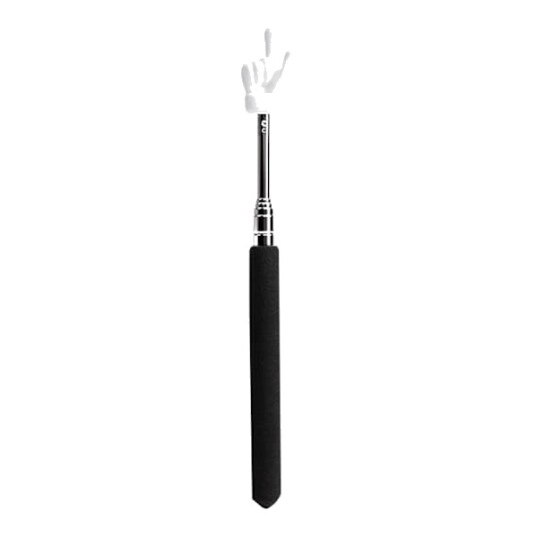 Mini Teleskopisk Lærerpeker - Hånduttrekkbar Fingerpeker for Klasserom, Blå, One-Size