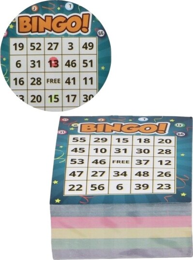 Bingokort I Blokk 500 Ark