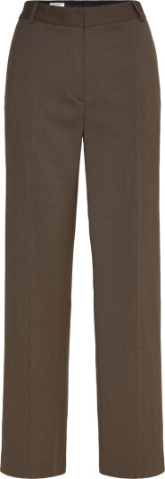Filippa K Hutton Wool Blend Trousers - Brown - 42