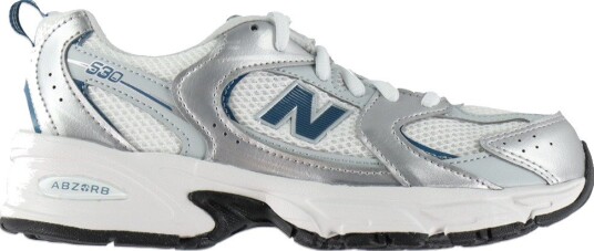 New Balance Sko 530 Silver Metallic/Strøm sang New Balance 36 Sko Blå Grå Hvit Svart Sølv